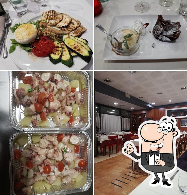 Questa è la foto che raffigura la interni e cibo di Bistrot Baroque