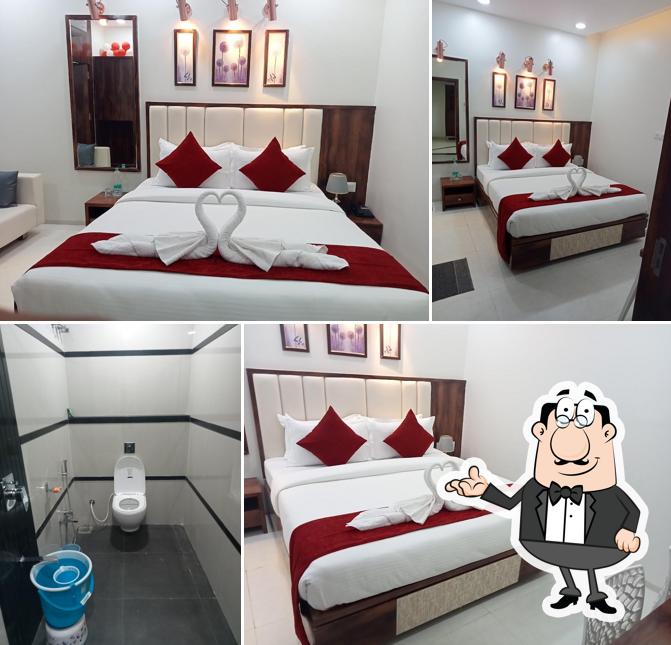 The interior of HOTEL VIRAJ BAR & RESTAURANT