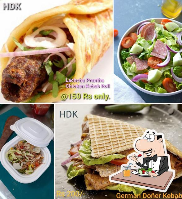 Food at Harry's Doner Kebab's & Salads