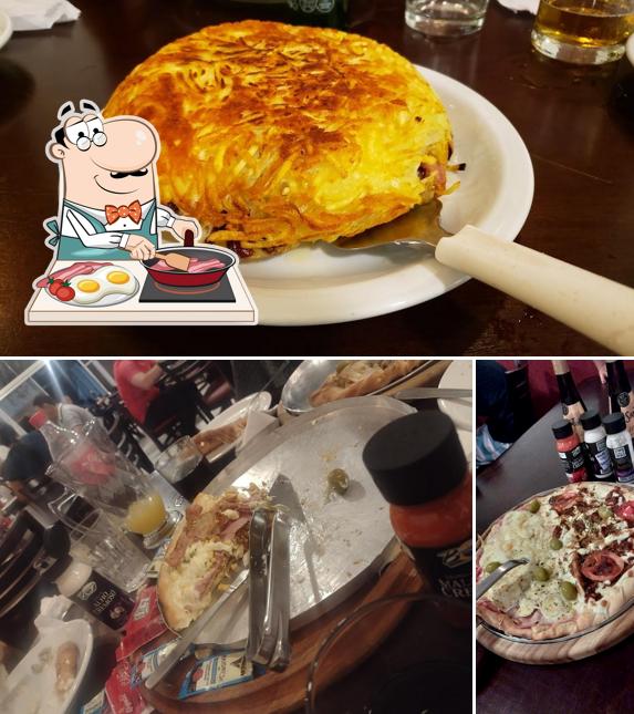 Omeletes em Pizzaria Trem Bão