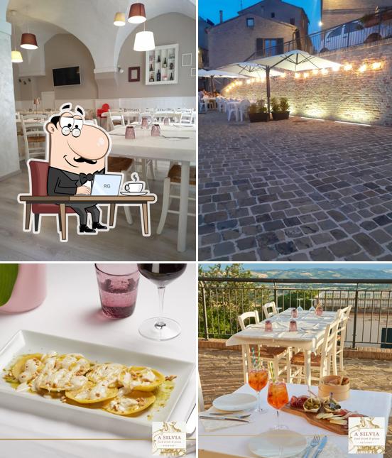 Siediti a un tavolo di Trattoria a Silvia