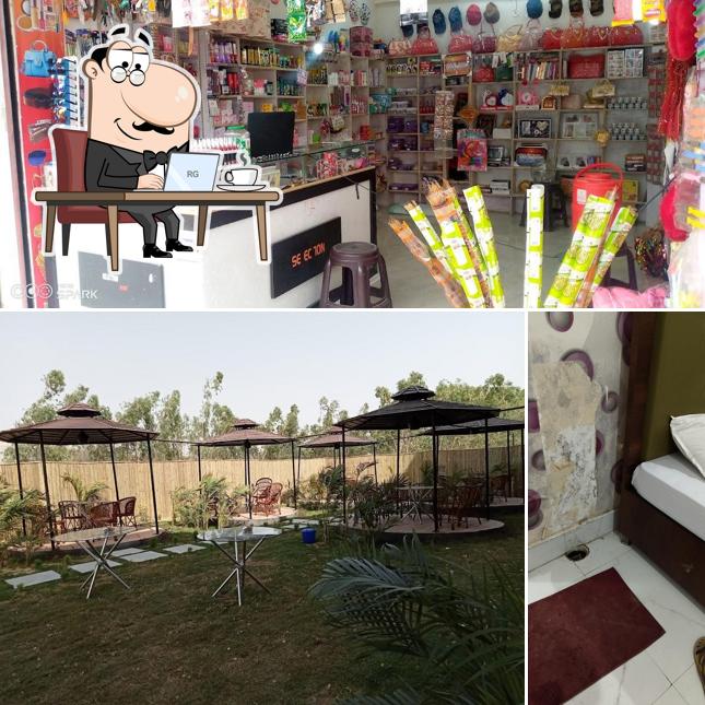 The interior of Hotel Govind all star inn