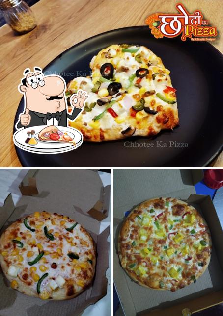 Order pizza at chhotee ka pizza