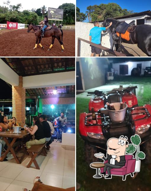 O interior do Rancho Santana