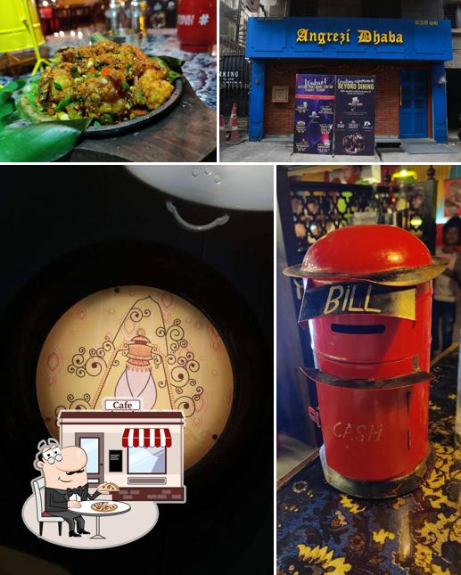 Enjoy the view at the outside area of Angrezi Dhaba