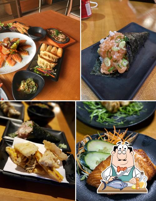 Salmão grelhado em Suzaku Pinheiros