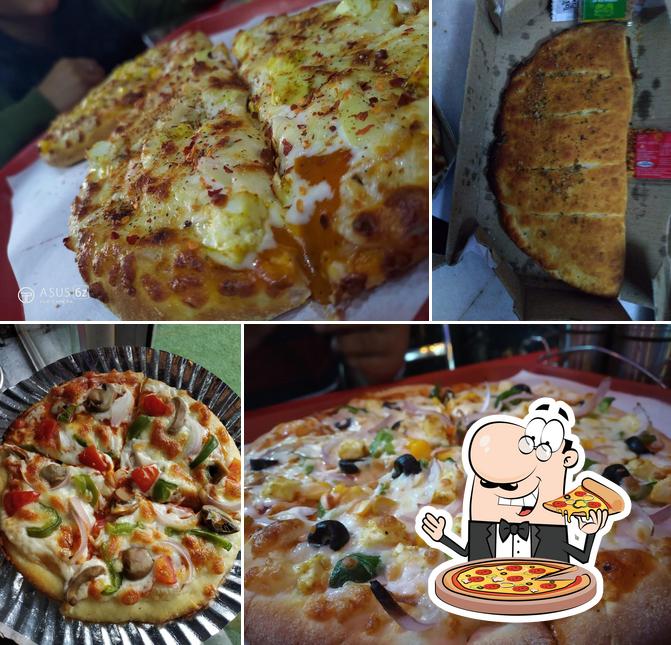 Pick various kinds of pizza