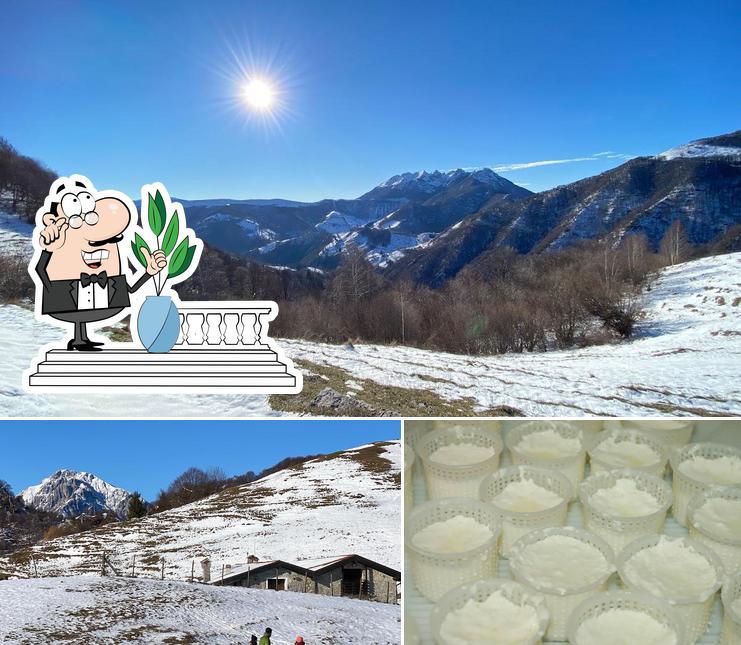 La esterno e dolce del ristorante