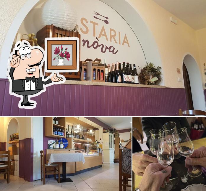 La immagine della interni e bevanda di Ostaria Nòva