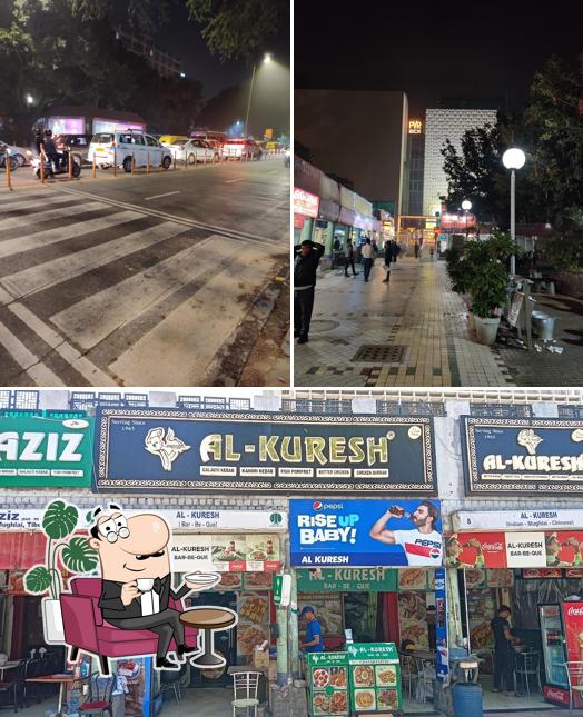 Take a seat at one of the tables at Momo Point