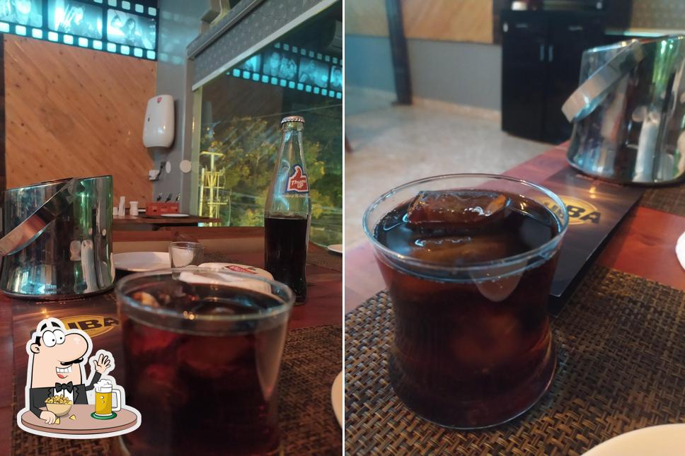 Enjoy a pint of light or dark beer