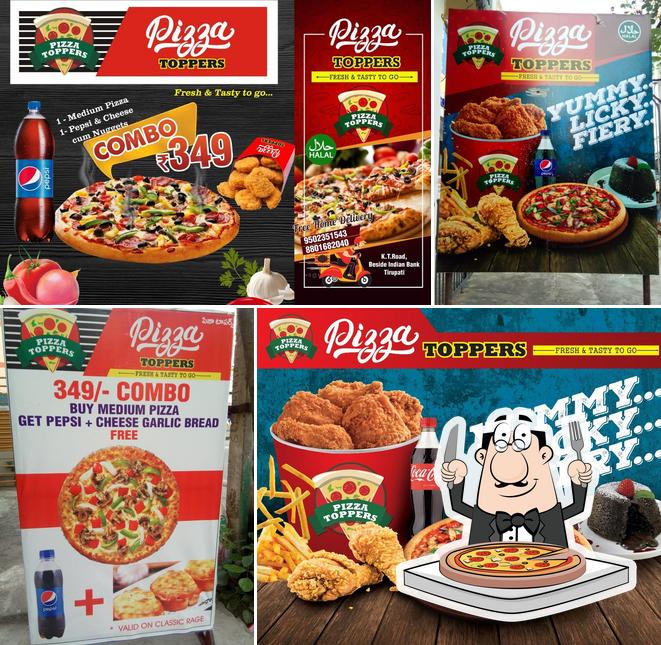 Order pizza at PIZZA TOPPERS