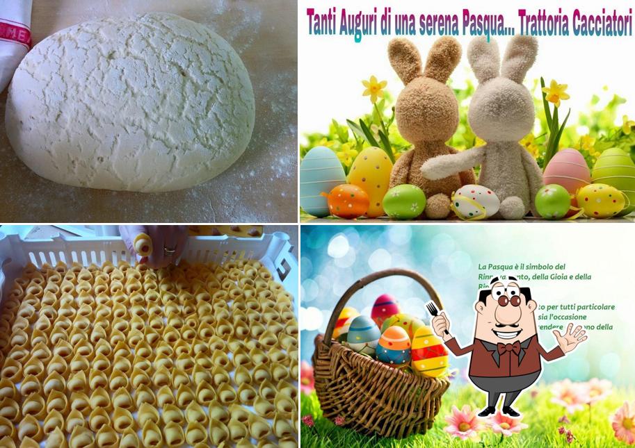 Cibo al Trattoria Cacciatori