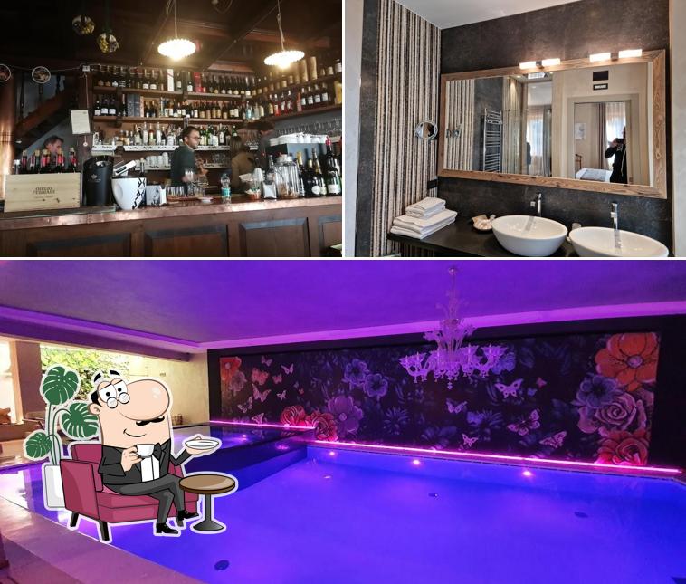 La immagine della interni e bancone da bar di Asiago Sporting Hotel & SPA