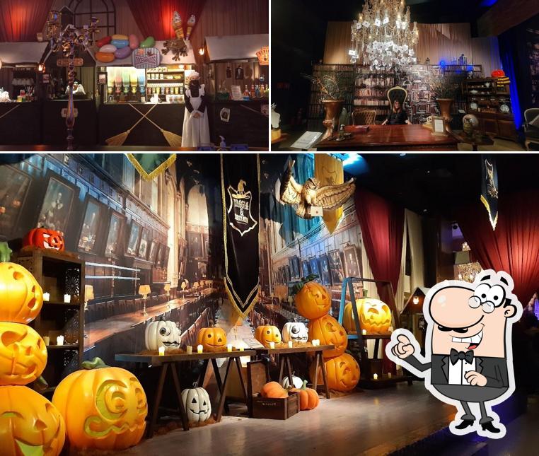 O interior do Magia & Bruxaria