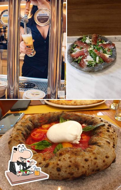 La cibo e birra del ristorante