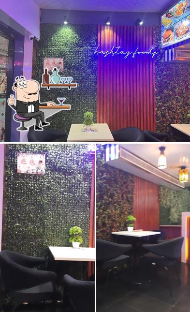 The interior of Hashtag Foods