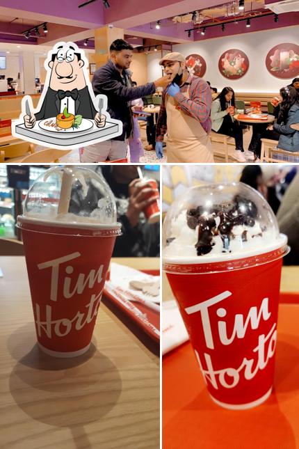 Tim Hortons is distinguished by food and interior