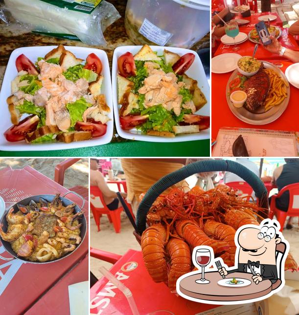 Platos en Barraca Atlantidz Praia do Futuro: Barraca de Praia, Gastronomia em Fortaleza CE