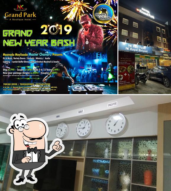 You can get some fresh air at the outside area of Hotel NK Grand Park