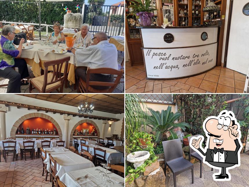 Gli interni di La taverna vecchia