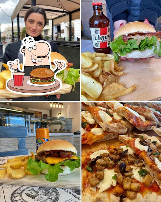 Hamburger al Friggitoria Siamo Fritti