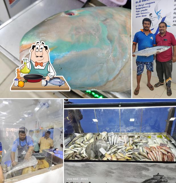 Five star ungal meenavan offers a selection of fish meals