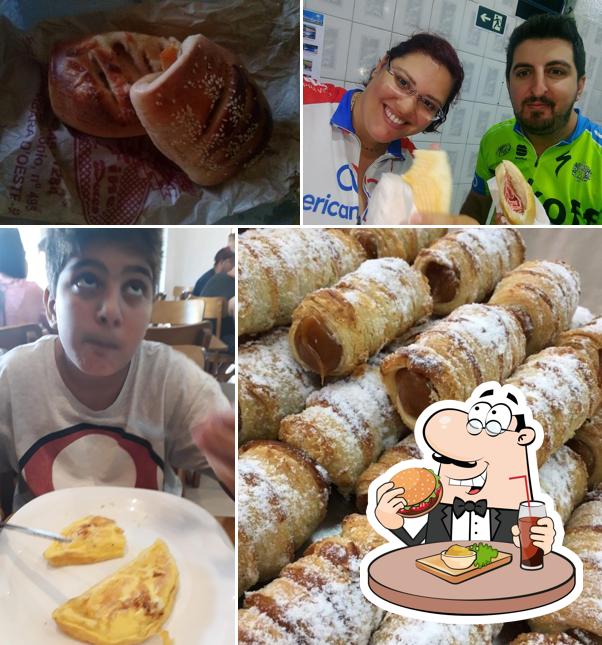 Os hambúrgueres do Panificadora La Fine irão saciar uma variedade de gostos