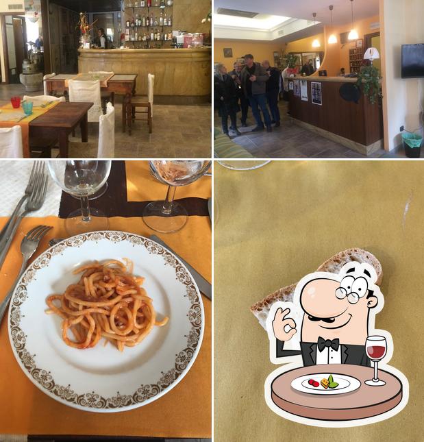 Tra le varie cose da Ristorante Biscetti si possono trovare la cibo e interni