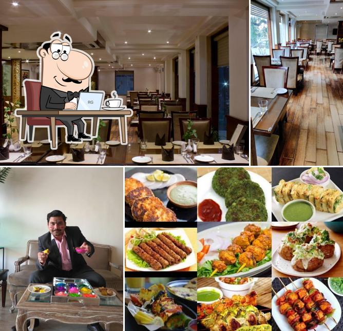 The interior of Pehli Manzil Restaurant