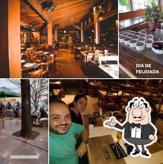 O interior do Restaurante Villas Pizza Grill Japa Assis -SP