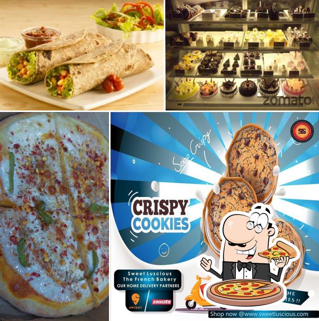 At Sweet Luscious, you can enjoy pizza