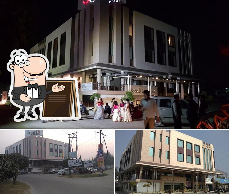 Enjoy the view at the outside area of Sobti Continental