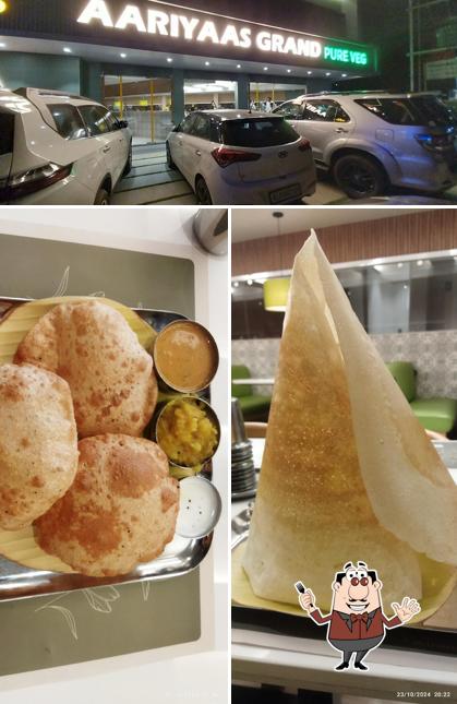 Check out the photo depicting food and exterior at Aariyaas Grand