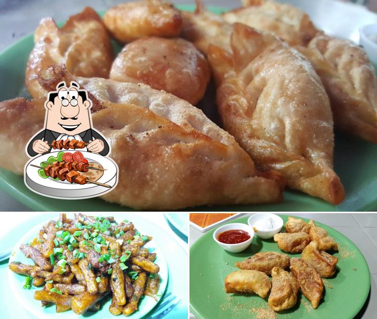 Food at Madhu's Hungger Care tandoori bites(soya chaap)