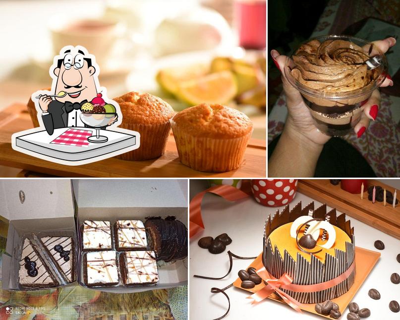 Mio Amore serves a range of sweet dishes