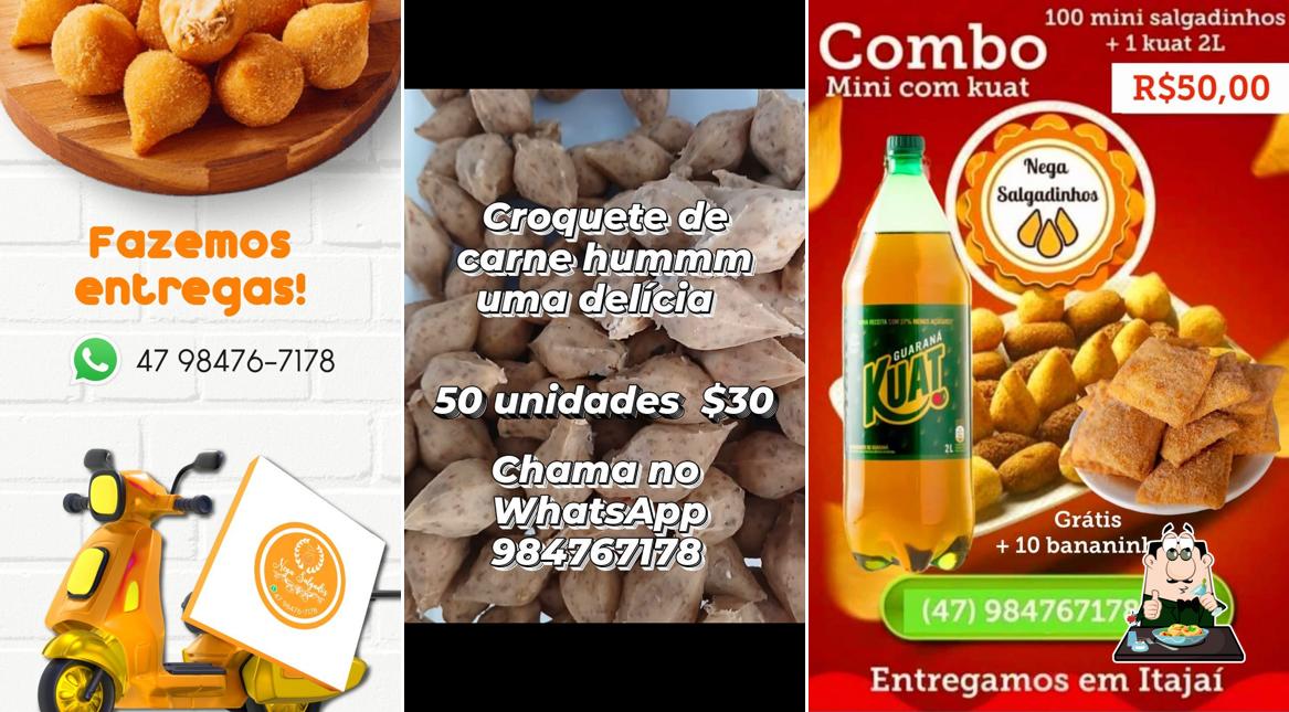 Comida em Nega Salgados