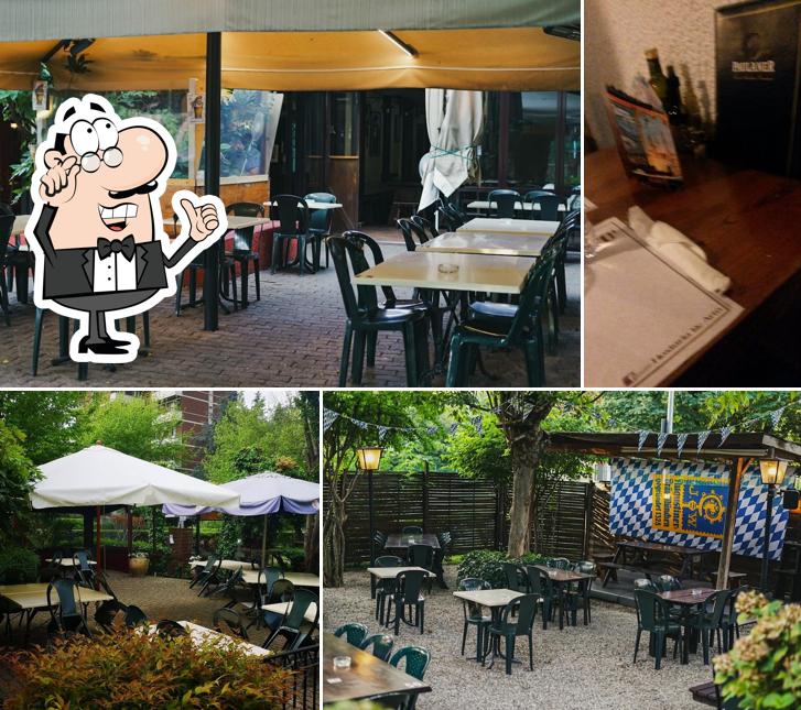 Dai un'occhiata agli interni di Hostaria Re Artù