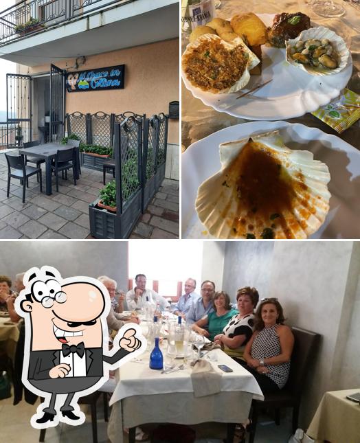 Gli interni di Il Mare in Collina