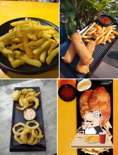 French fries at La Farina Cafe