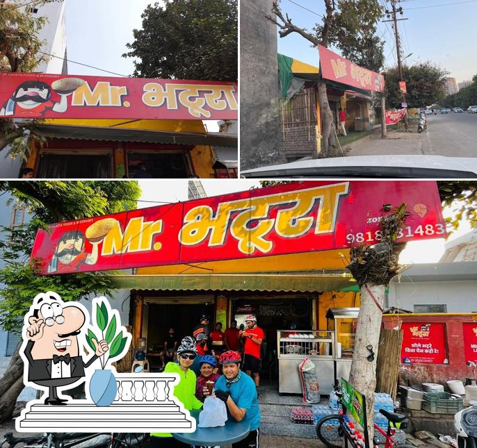 The exterior of Mr. Bhatura