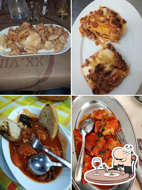 Platti al Ristorante Trattoria Rosticceria Da O' Dino - Carne e Pesce Torre del Lago - Take Away