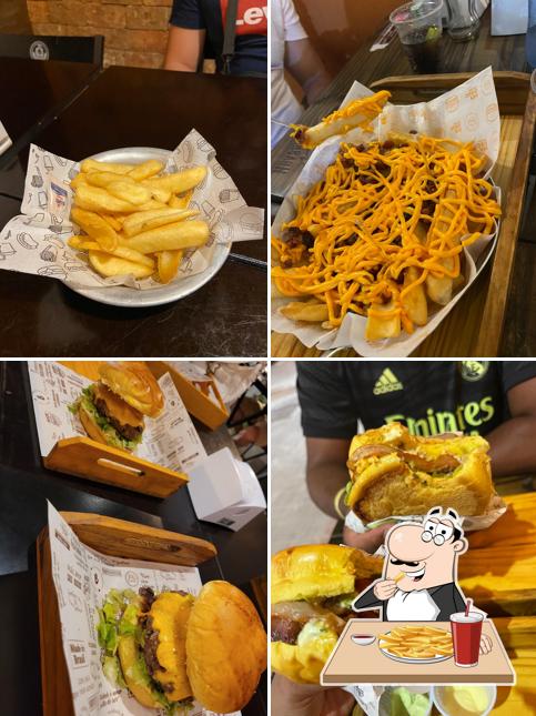 Batata frita em San Diego Burguer