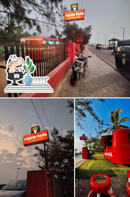 The exterior of Virgin Papa