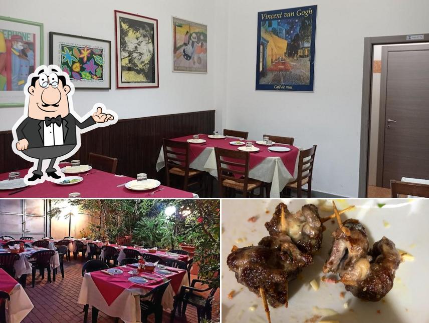 Guarda la immagine che mostra la interni e cibo di Braceria Rosticceria Macelleria I Giardini della Carne Santeramo