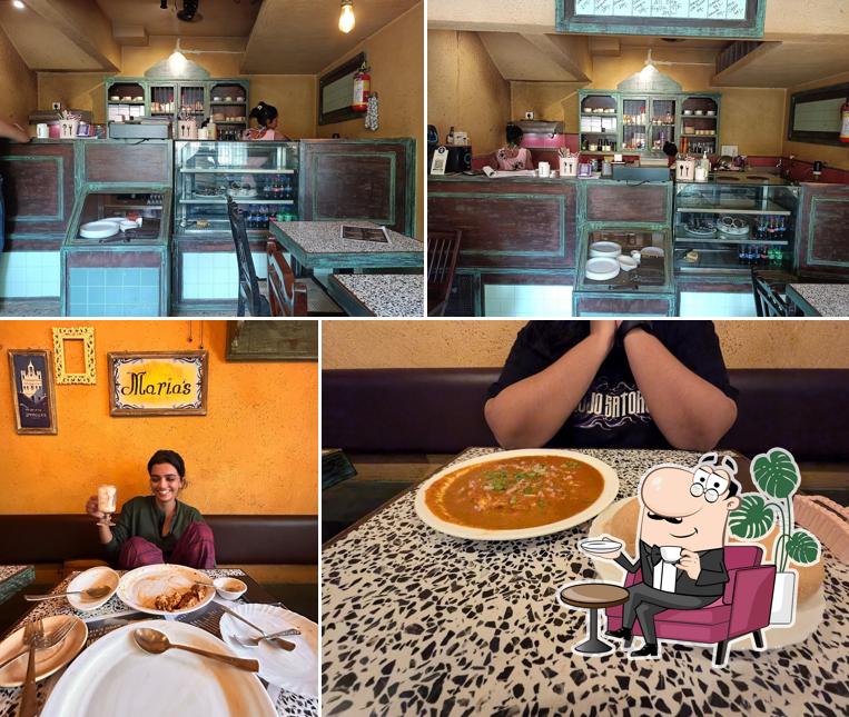 Check out how Maria's Goan Eatery & Bakery looks inside