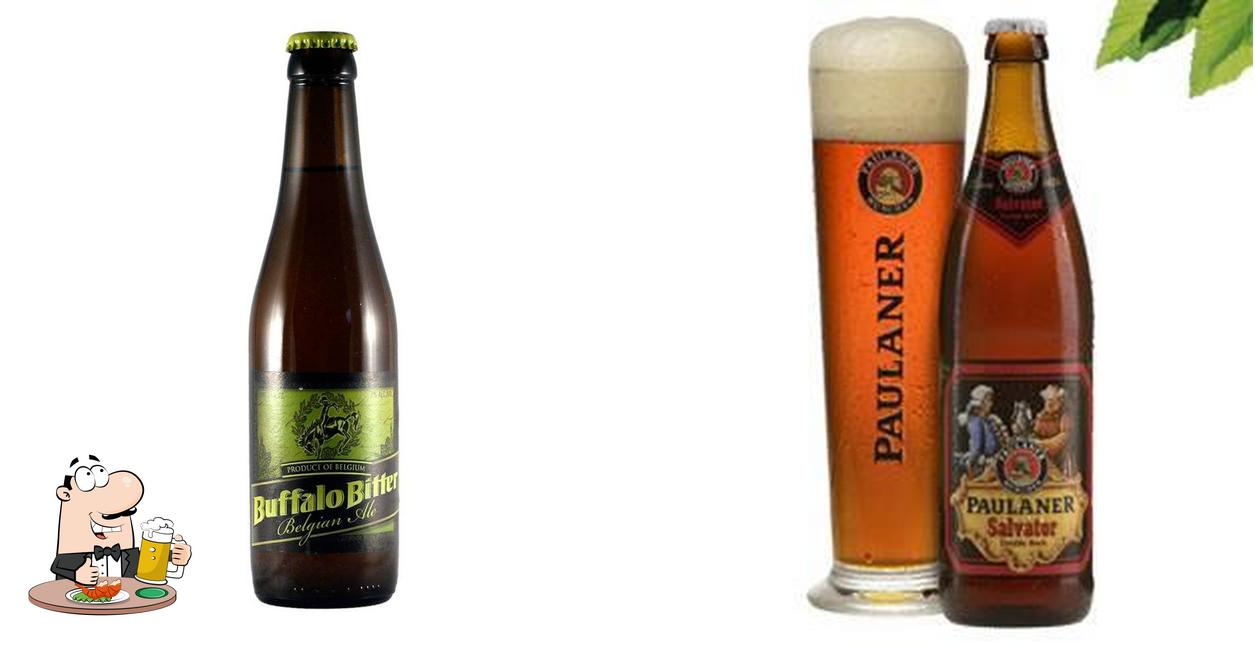 Puoi prenderti un rinfrescante bicchiere di birra chiara o scura