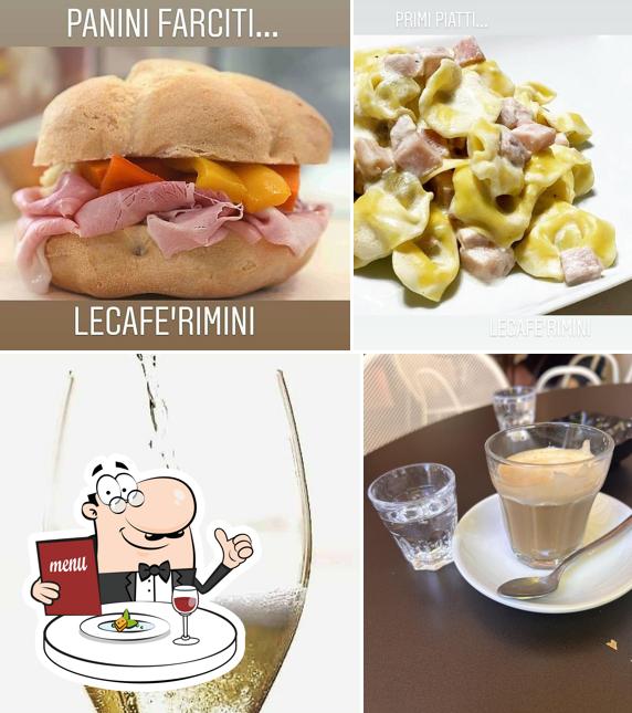 Cibo al LeCafè Rimini