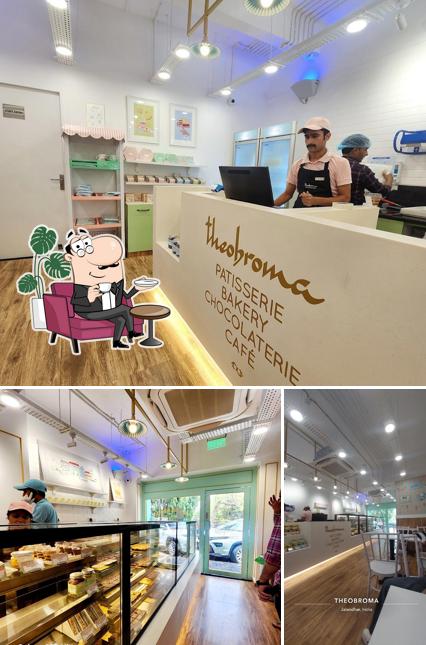 The interior of Theobroma Bakery and Cake Shop - Jalandhar, Punjab