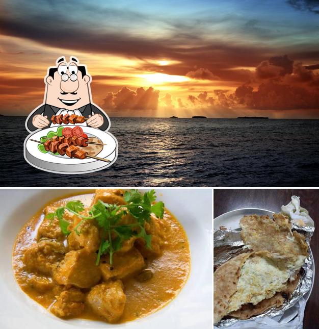 The picture of food and exterior at Paratha King